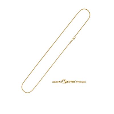 Goldkette JOBO "Erbskette 2,5 mm" Gr. 50, gold (gelbgold 333), Halsketten, Damen, 50cm, Gelbgold 333, Goldkette, 8 Karat 333 Gold massiv