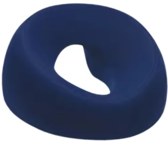 Uplifted Trends Ergonomic Face Down Pillow Memory Foam Prone Pillow For Massage Therapy And Comfortable Face Down Rest navy Blue