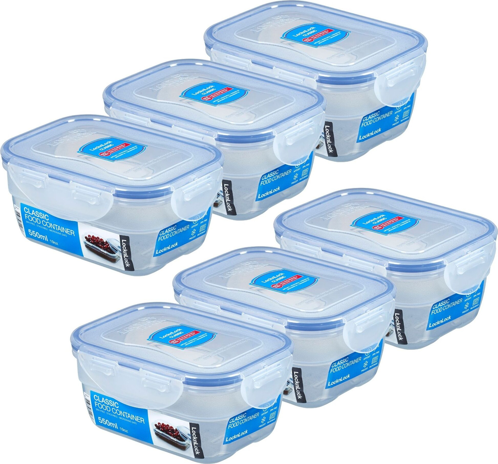 Lock & Lock Nestable vershoudbakje 550 ml HPL311