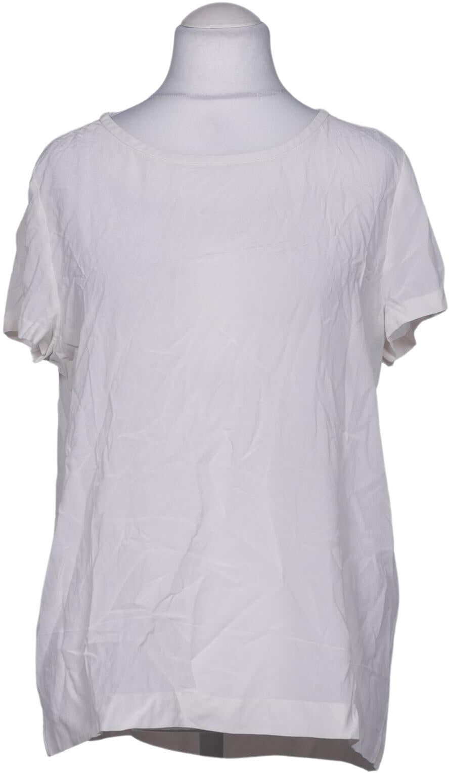 Cain Damen Bluse, Weiß, Gr. EU 42 (Marc Cain N5), Seide - Second Hand