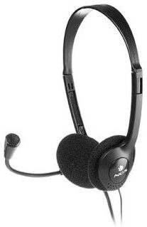 Auriculaires NGS MS103 avec microphone, noir