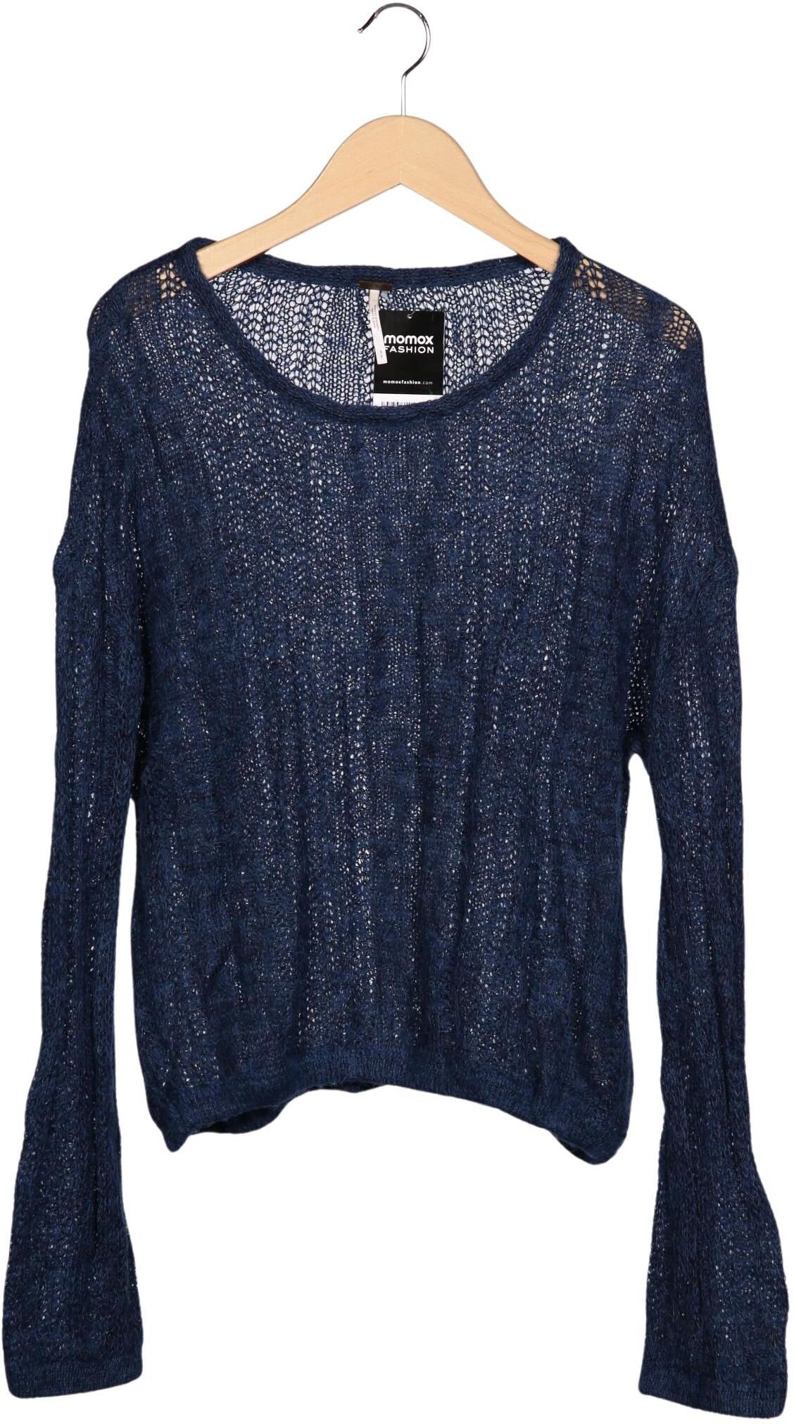 Free People Damen Pullover, Marineblau, Gr. S, Synthetik / Baumwolle / Wolle / Alpaka / Viskose - Second Hand