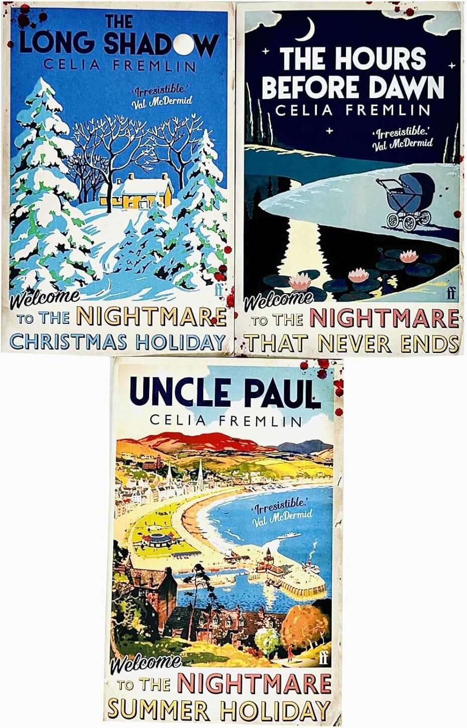 Faber Celia Fremlin 3 Books Collection Set (Uncle Paul, The Hours Before Dawn, The Long Shadow)