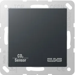 Jung CO2A2178BFANM KNX CO2-Sensor, Thermoplast lackiert, Serie A, anthrazit matt
