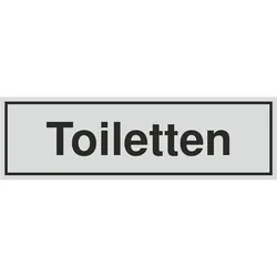 Schild - Toiletten