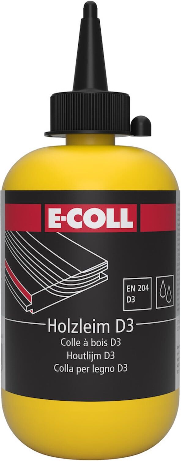 E-COLL Holzleim D3 250g Flasche wasserfest (4317784313544)