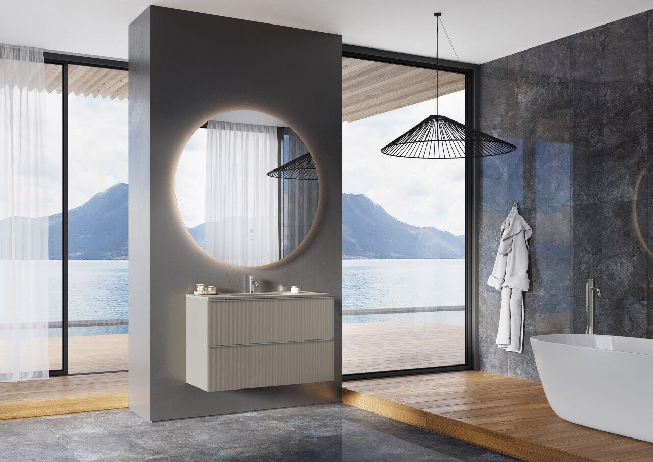 Cosmic Wish Spiegel mit Led-Beleuchtung, schwarz matt, WJC780M0006108 WJC780M0006108