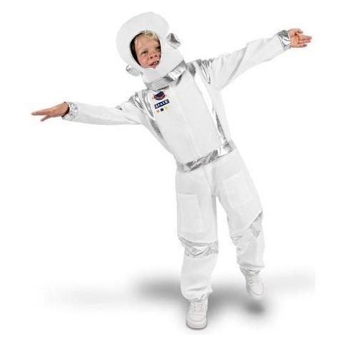 Partydeco Weisser Astronautenanzug, Grösse 116-128 cm (116, 128) (52439963)