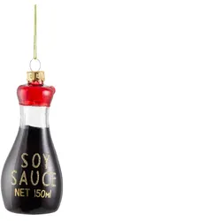 HOME STORY Baumschmuck Soya Sauce   ¦ braun ¦ Glas ¦ Maße (cm): H: 11  Ø: 5.0