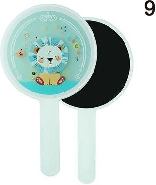 Uplift Picks Heart Shaped Makeup Mirror Portable Metallic Handheld Vanity Mirror i
