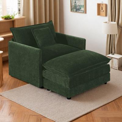 "41.4"" Chenille Modern Accent Chair with Flexible Combination Design"