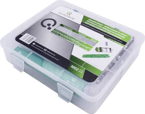 Quadrios 1811P029 Metallschicht-Widerstand Sortiment axial bedrahtet 0207 0.5W 1% 1000 Teile