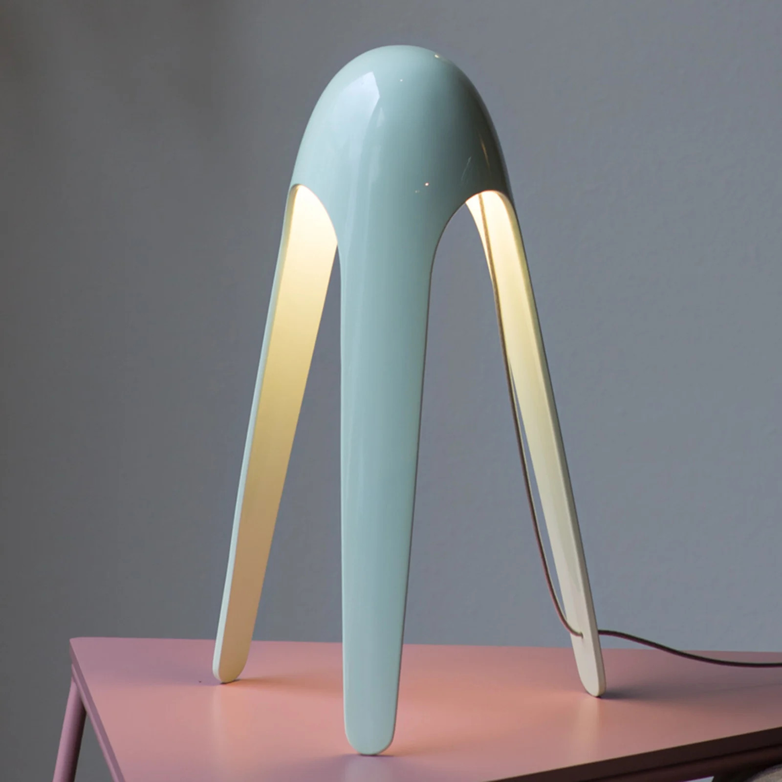 Martinelli Luce Cyborg Tafellamp Blauw - Metaal