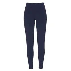 Damella Bamboo Leggings Marine Bambus Small Damen