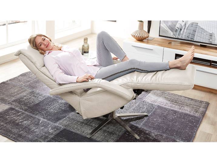 Echt Leder Relaxsessel Madrid mit Herz-Waage Funktion