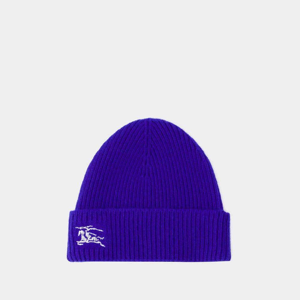 Bonnet - Burberry - Laine - Bleu