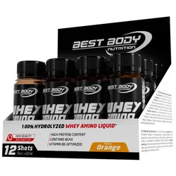 Best Body Nutrition - Whey Amino Shot - 12 x 60ml - MHD 08/2026Orange
