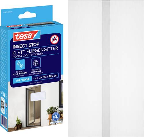 Tesa Insect Stop 55679-00020-07 Tür-Fliegengitter (B x H) 1200mm x 2200mm Weiß 1St.