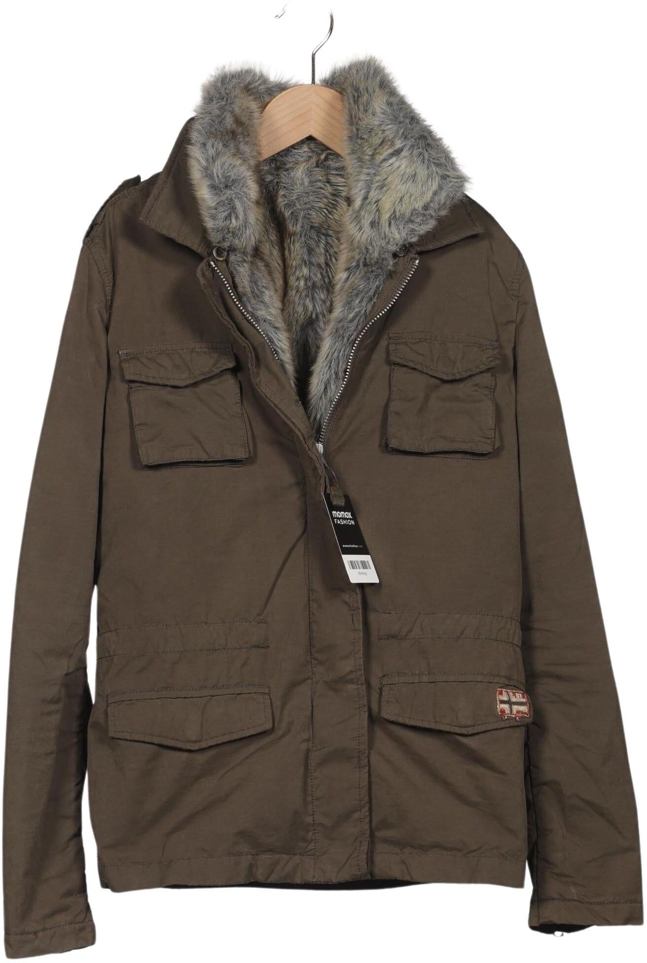 Napapijri Damen Jacke, Braun, Gr. S, Synthetik - Second Hand