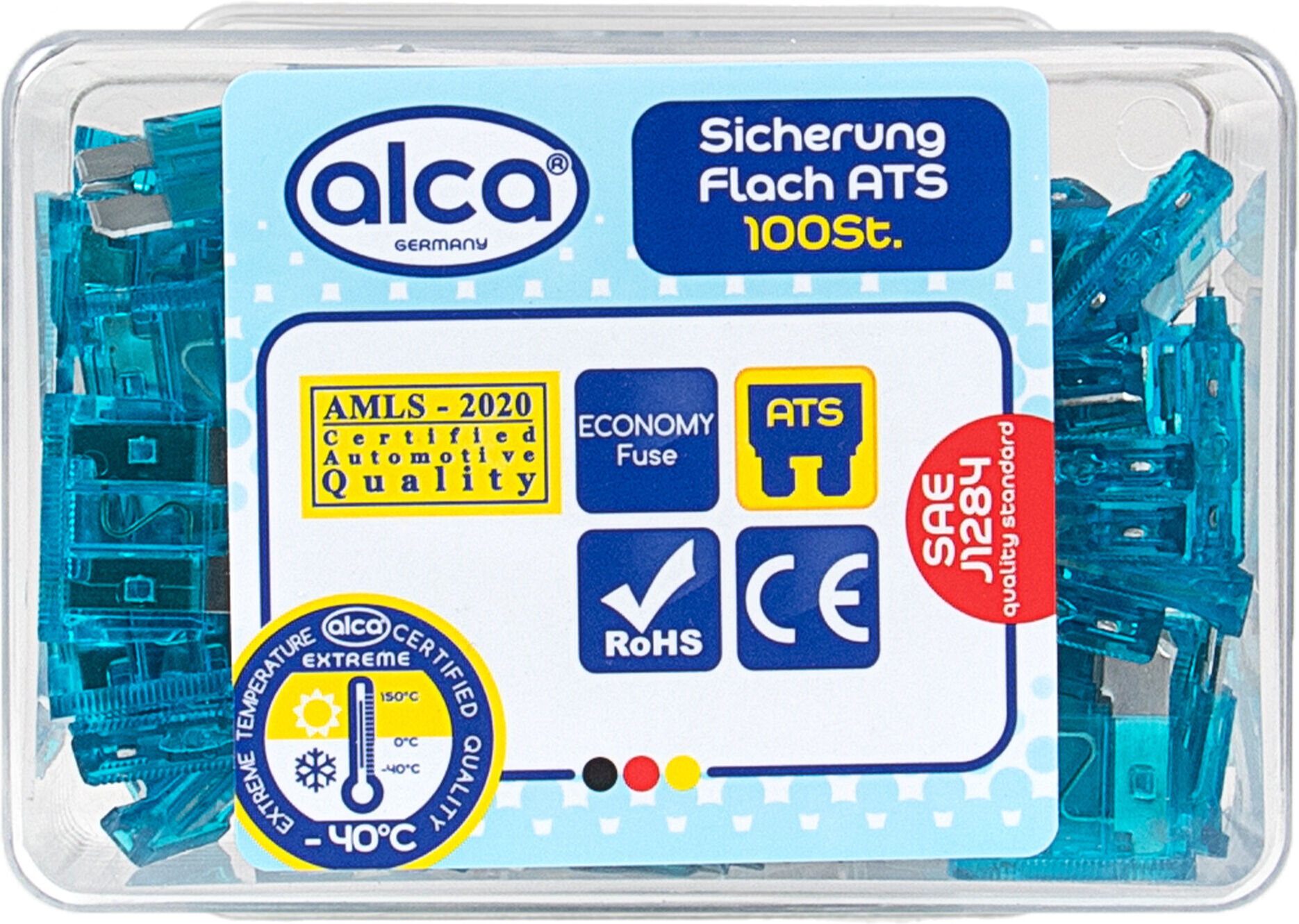 Alca Sicherung Flach-Sicherungen 15 A 100 St. Economy Box 692000