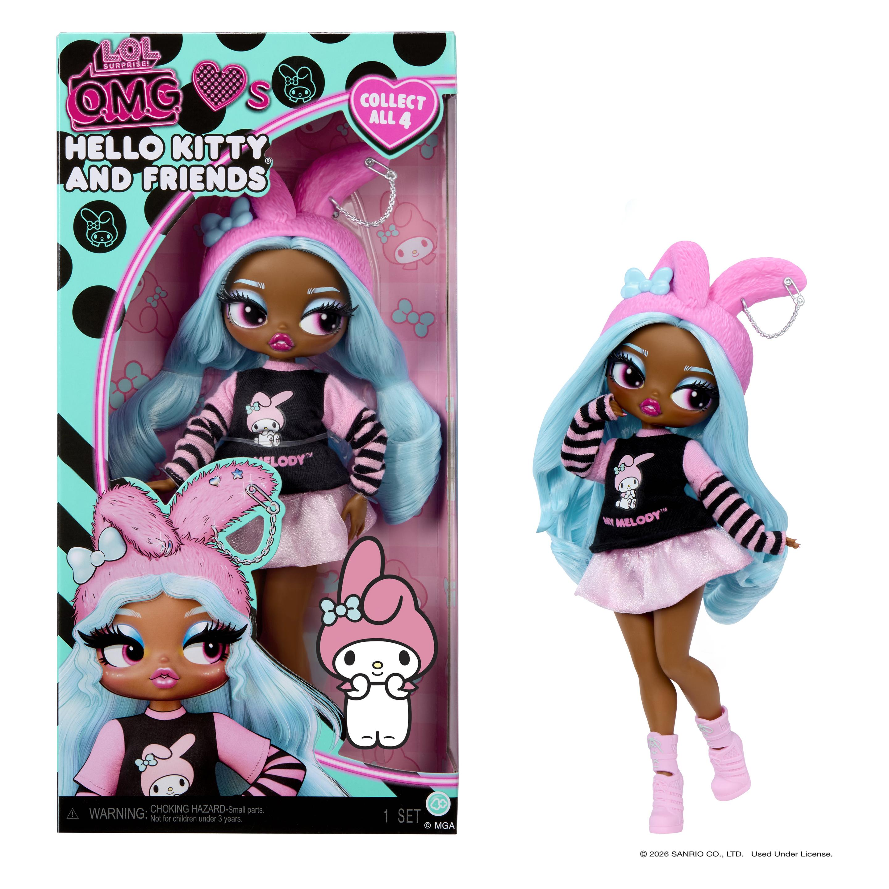 L.O.L. Surprise! L.O.L. OMG Hello Kitty Fashion Doll- My Melody (AMOS249887)