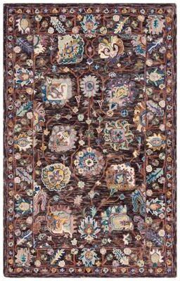SAFAVIEH Handmade Blossom Alienor Floral Wool Rug