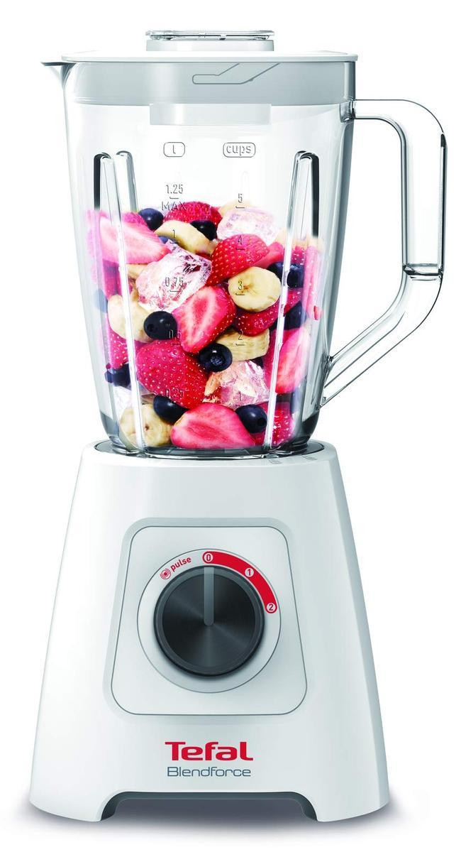 Tefal BlendForce II BL4201 Staande blender, 1,25 liter, 600 W, wit