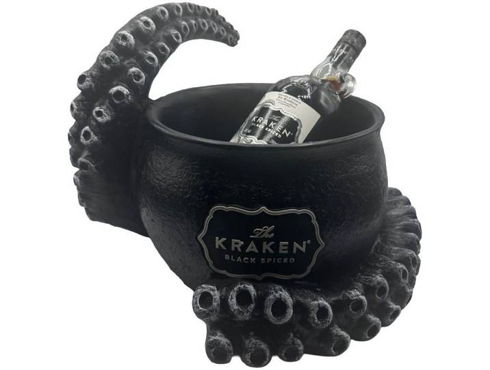 Mixcompany Flaschenhalter Kraken Black Spiced Rum – Limitierter Flaschenhalter im Tentakel-De