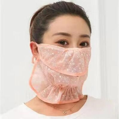 USA Free Shipping Shop LaceGuard UV Protection Face Scarf Mask For Women Breathable Sun Shield Cover a