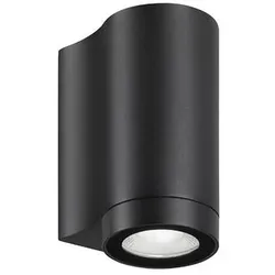 Brumberg Outdoor LED Wandanbauleuchte YLIP, 45°, 8W, 3000K-5700K, 800lm, IP65, 230V AC, 50 Hz, schwarz BRUM-10130183