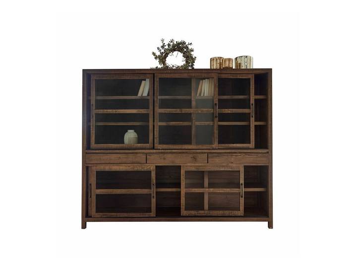 Mirabeau Vitrine Schrank Whitborne braun none