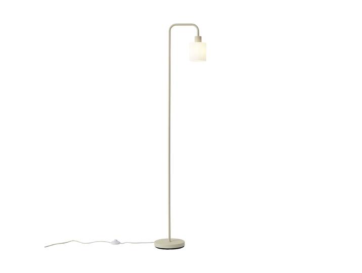 Lampadaire scandinave beige avec verre blanc - Wisp