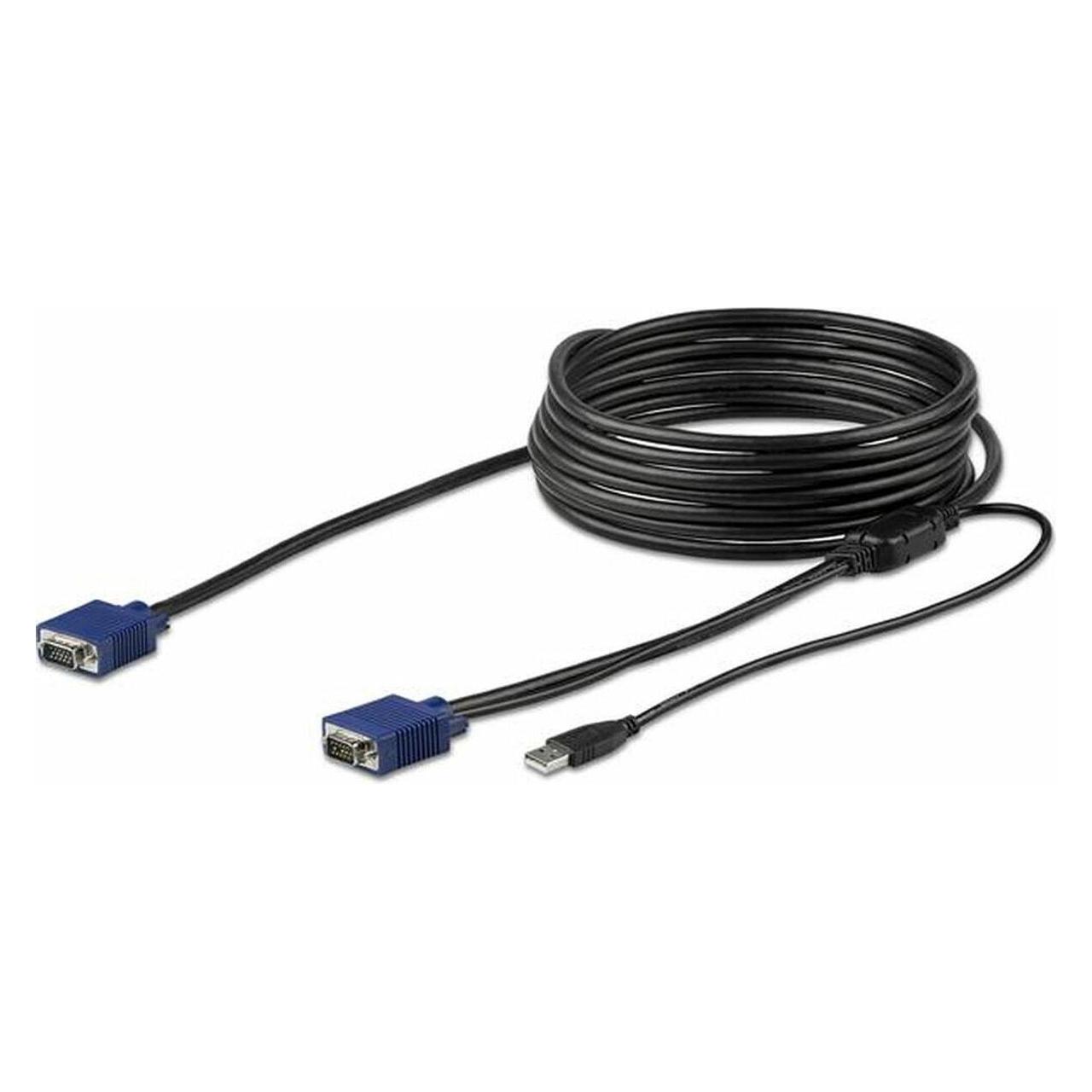StarTech .com 15ft / 4.6m USB KVM Cable for Rackmount Consoles (RKCONSUV15)
