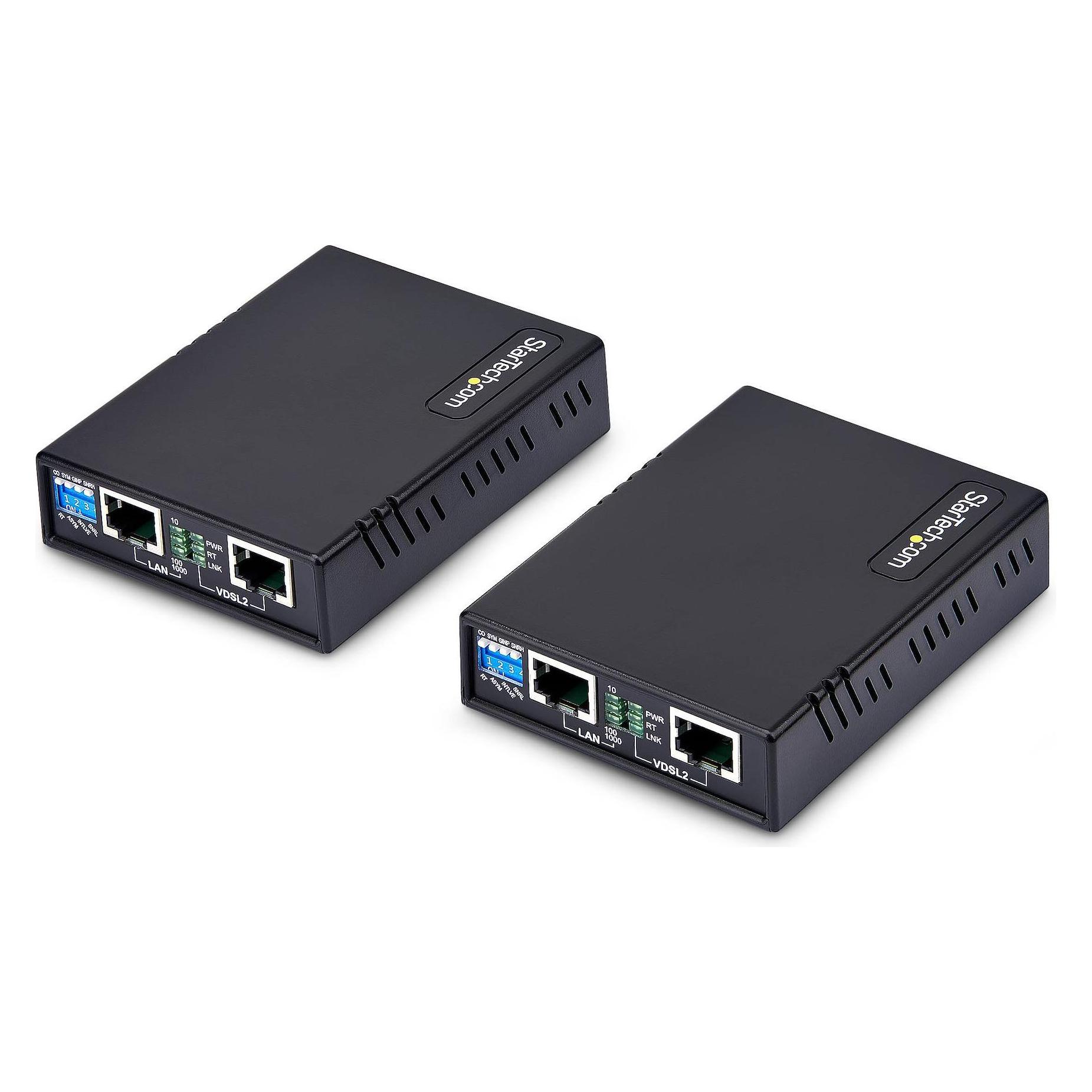 StarTech VDSL2 Ethernet Extender Kit, Up to 1km (VDSL-LAN-EXTENDER-EU)