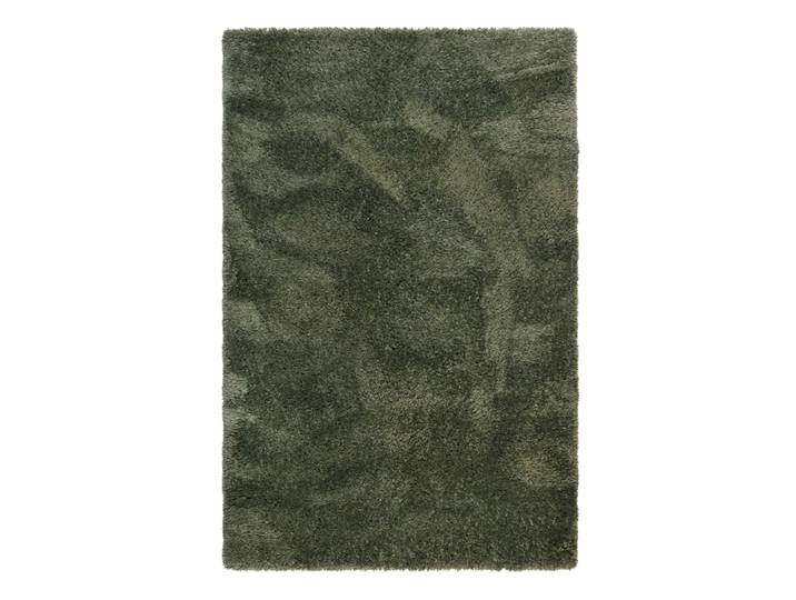 Tapis uni vert olive 100% de matière recyclée 133x200