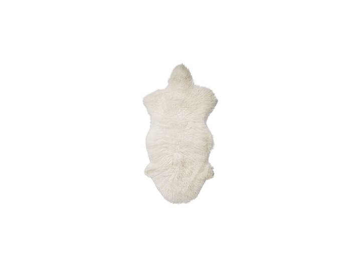 Peau en fausse fourrure blanche, peau de bête, uni - Bloomingvill