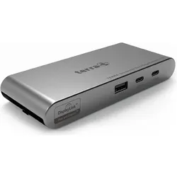 Wortmann TERRA Y MOBILE Dockingstation 770 USB-C Dual Display mit Kabel zu Lade-/Dockingstation (USB-C), Dockingstation + USB Hub, Grau