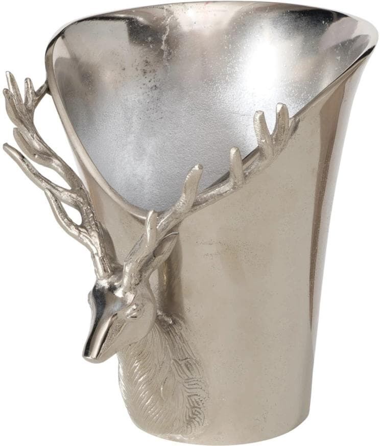 Weinkühler BOLTZE "Somino", silber (silberfarben), B:20,5cm, Eiskübel, Weinkühler silberfarben Einheitsgröße