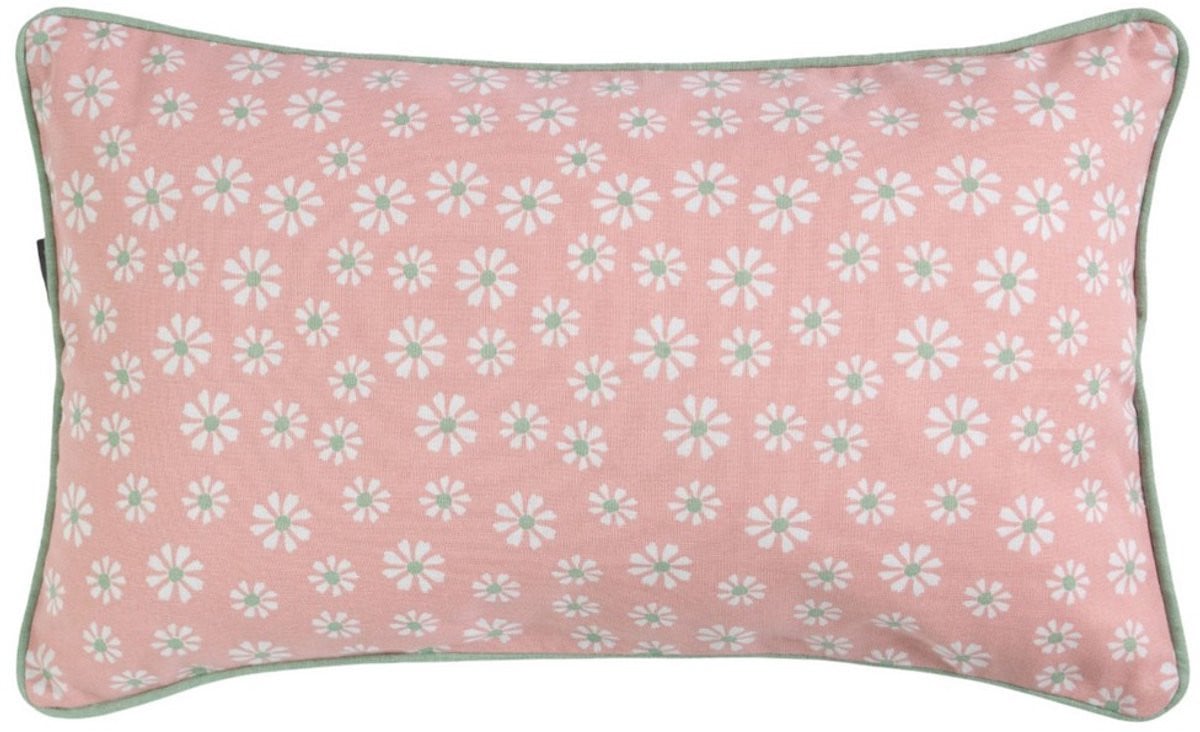 Daisy Flowers Kussen roze 30 x 50 cm