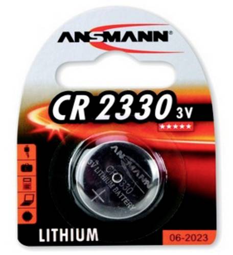 Ansmann Knopfzelle CR2330 3V 250 mAh Lithium