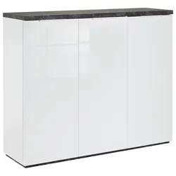 Schuhschrank in Weiß