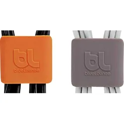 Bluelounge CableClip Medium, Dark Grey  Orange