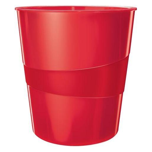 Leitz Papierkorb WOW 15l rot metallic (15 l) (5278-10-26)