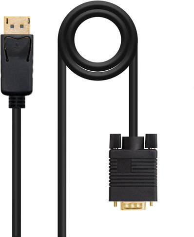 Cabo Displayport Macho - VGA Macho (2 mts) - Nanocable