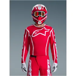 Alpinestars, Herren, Velotrikot, Jersey Fluid Apex Red (L), Rot, L