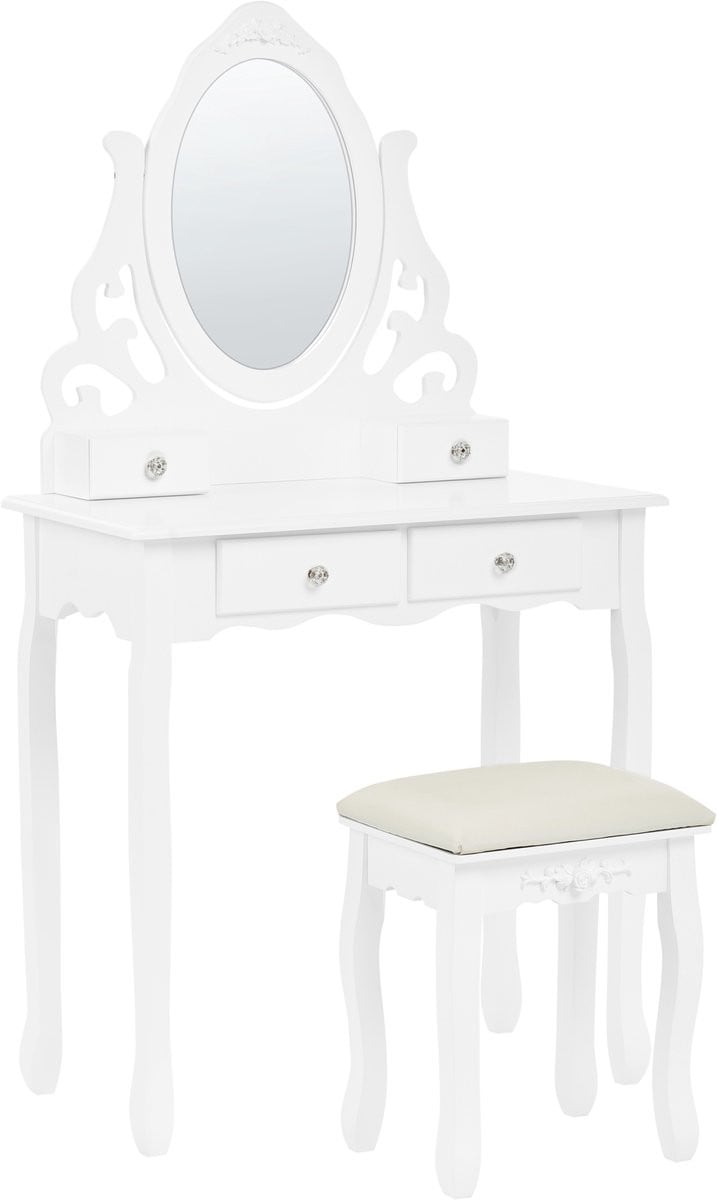 Beliani AMOUR Kaptafel - Wit - MDF