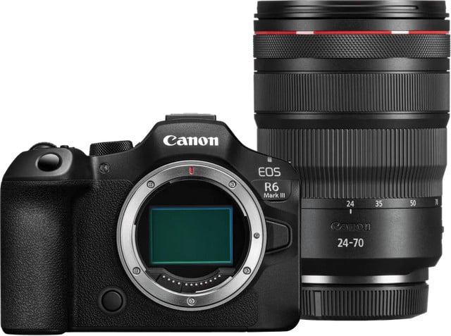 Canon EOS R6 Mark III met RF 24-70mm f/2.8L IS USM lens