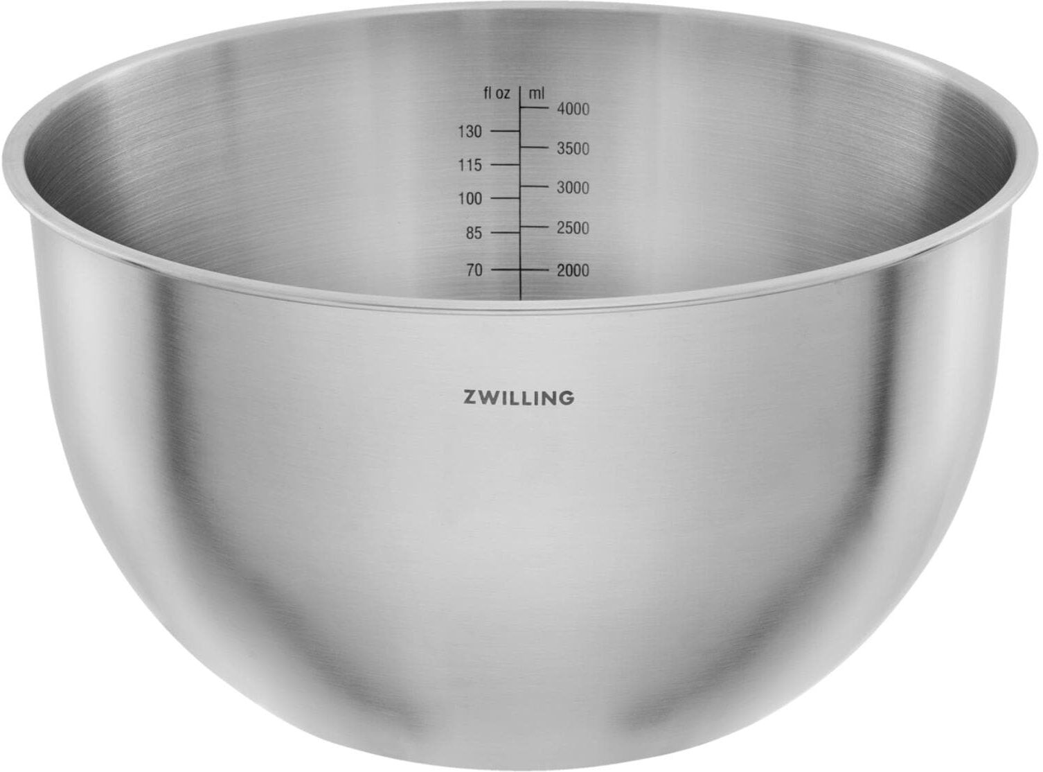 Schüssel ZWILLING "Fresh &Save BOWLS", silber (silberfarben), H:14,2cm Ø:24cm, Edelstahl, Schüsseln, Schüssel, Schüssel-Set aus Edelstahl, stapelbar, 3-tlg, S/M/L silberfarben Ø 24cm