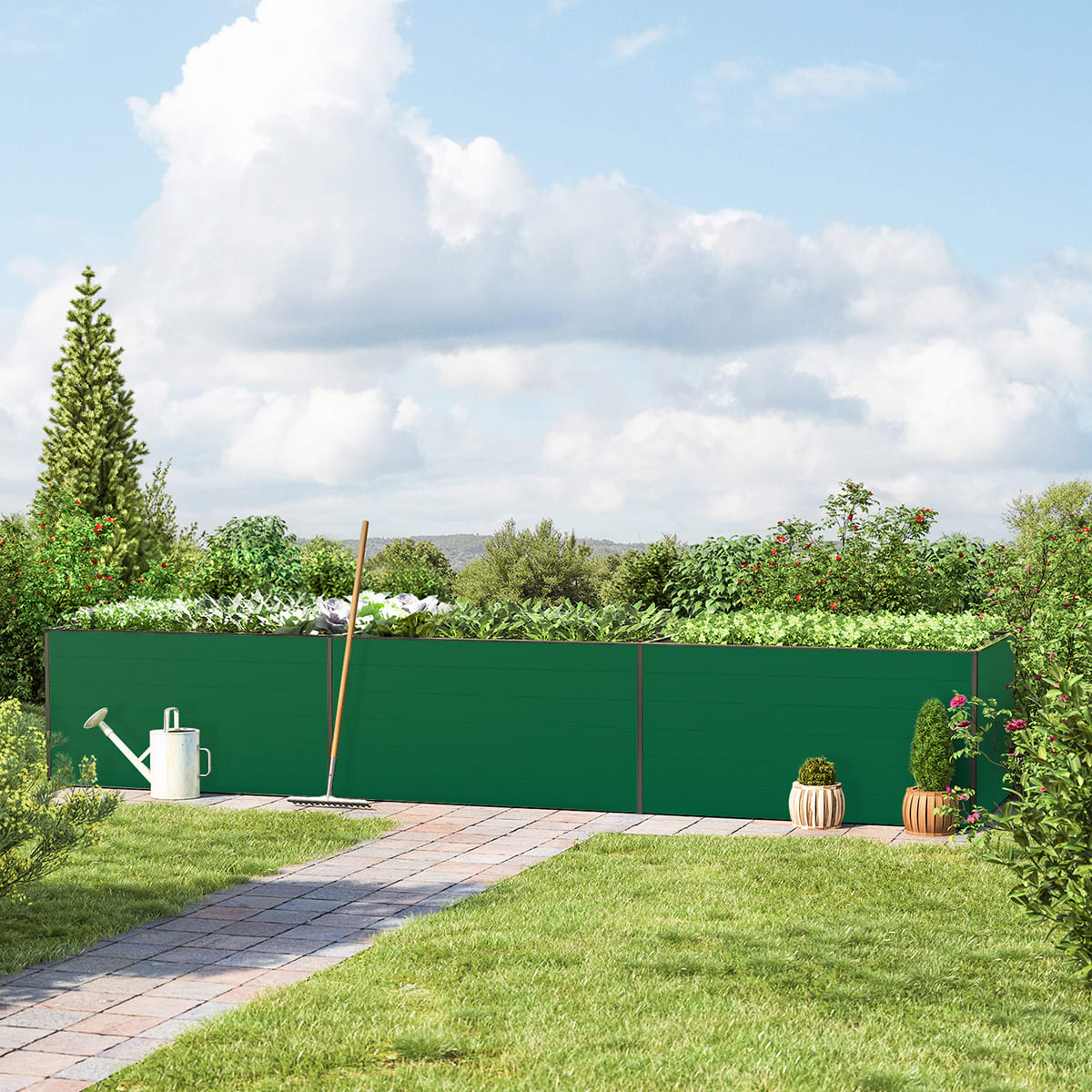 GFP 99 x 444 x 77 cm Huerto urbano, verde - (GFPV00424)