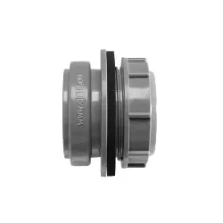 Airfit Anschraub-Muffe DN 50, grau aus PP